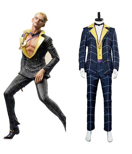 JoJo's Bizzare Adventure : Coupe Slim Prosciutto Costumes Cosplay Vente Chaude