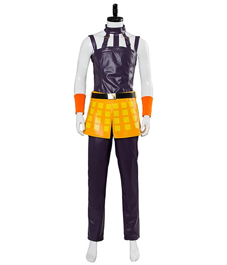 JoJo's Bizzare Adventure : Golden Wind Ghirga Narancia Costume Cosplay Vente Chaude