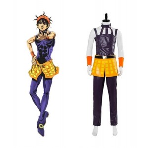 JoJo's Bizzare Adventure : Golden Wind Ghirga Narancia Costume Cosplay Vente Chaude