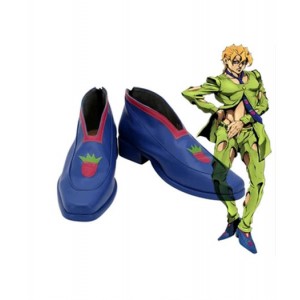 JoJo's Bizzare Adventure : Haute Qualité JJBA Fugo Pannacotta Bleu Chaussures Cosplay