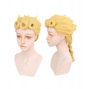 JoJo's Bizzare Adventure : Jaune Giorno Giovanna Court Wig Cosplay