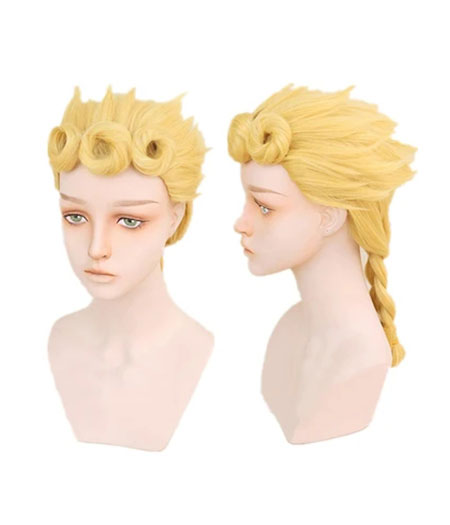 JoJo's Bizzare Adventure : Jaune Giorno Giovanna Court Wig Cosplay