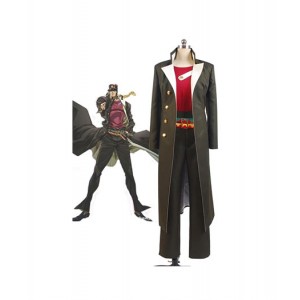 JoJo's Bizzare Adventure : Haute Qualité Jotaro Kujo Stardust Crusaders Costumes Cosplay