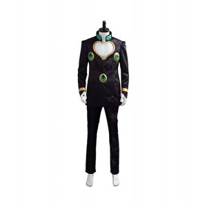 JoJo's Bizzare Adventure : Noir Masculin Giovanna Giorno Costumes Cosplay Acheter