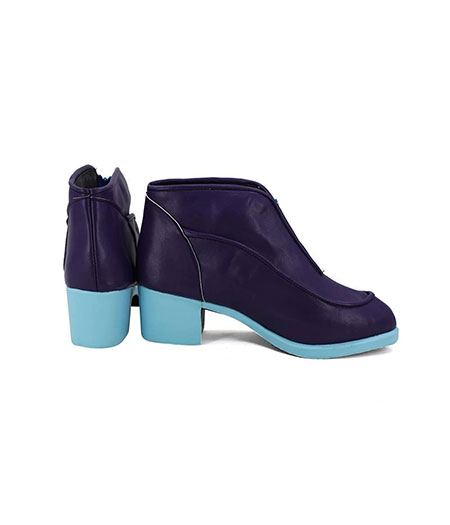 JoJo's Bizzare Adventure : Pourpre Talon Haut Giorno Giovanna Chaussures Cosplay