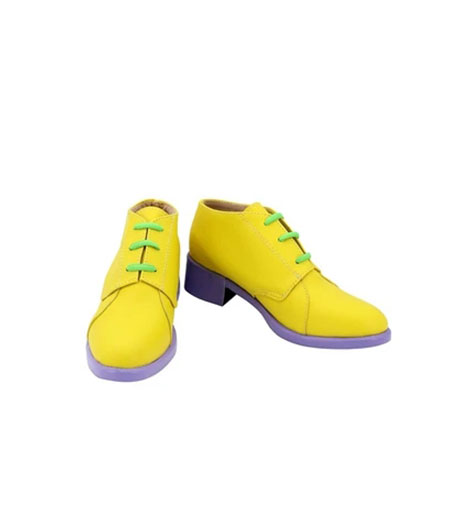 JoJo's Bizzare Adventure : Rohan Kishibe Jaune Court Chaussures Cosplay Acheter