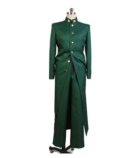 JoJo's Bizzare Adventure : Vert Foncé Stardust Crusaders Noriaki Kakyoin Costume Cosplay Acheter