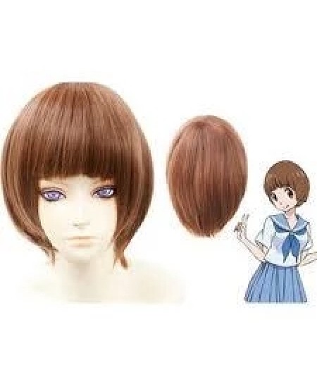 KILL la KILL : Haute Qualité Brown Court Wig Mako Mankanshoku Cosplay