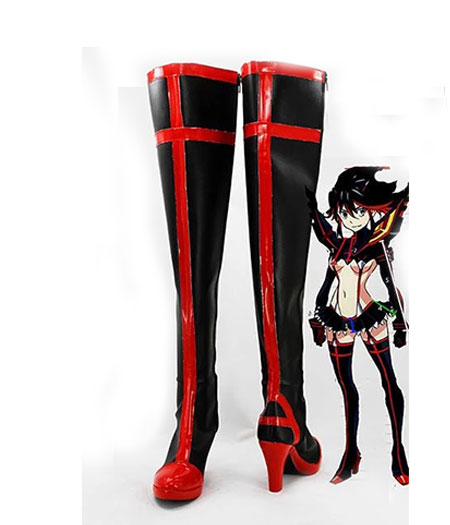 KILL la KILL : Ryuko Matoi Noir Long Boots Cosplay Acheter