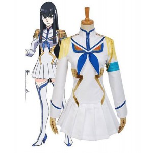 KILL la KILL : Blanc Uniforme Satsuki Kiryuin Costumes Cosplay Acheter