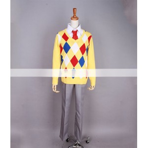 Kyoukai No Kanata : Jaune Pull Costume Kanbara Akihito Cosplay Acheter