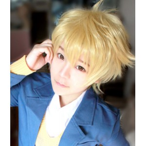 Kyoukai No Kanata : Jaune Wig Kanbara Akihito Cosplay Vente Pas Cher