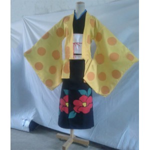Kyoukai No Kanata : Shindou Ayaka Cosplay Jaune Costume Vente Pas Cher