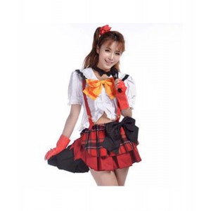 LoveLive! : Blanc Et Rouge Adolescente Costume Honoka Kousaka Cosplay Acheter