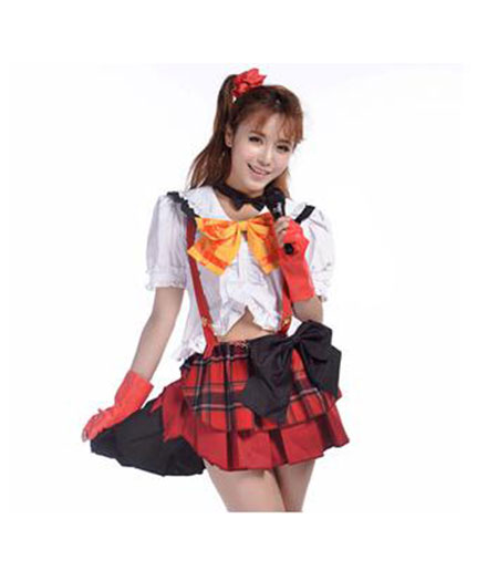LoveLive! : Blanc Et Rouge Adolescente Costume Honoka Kousaka Cosplay Acheter
