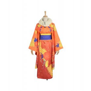 LoveLive! : Fleur Texture Kimono Honoka Kousaka Cosplay Costume