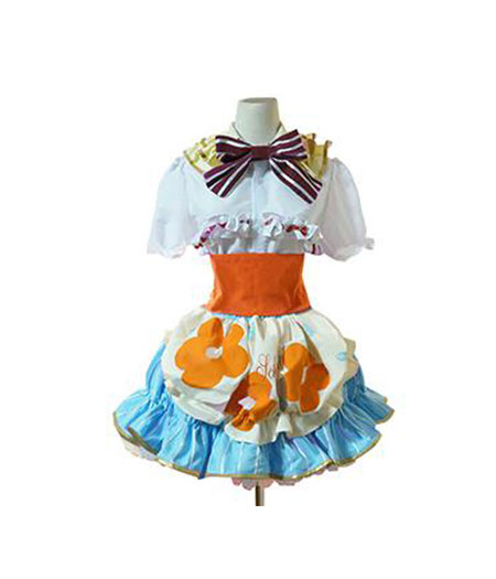 LoveLive! : Jaune Impression Et Blanc Jupe Honoka Kousaka Costume Cosplay Acheter