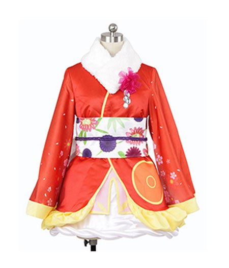 LoveLive! : Orange Kimono Honoka Kousaka Costume Cosplay Acheter
