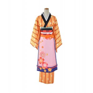 LoveLive! : Orange Strip Texture Honoka Kousaka Costume Cosplay Vente Pas Cher