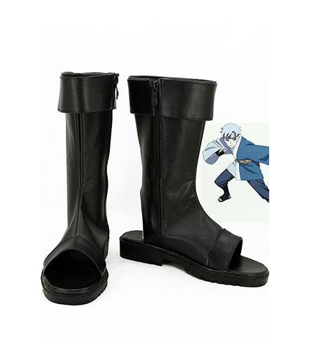 Naruto : Noir Mitsuki Bottes Cosplay Costumes Acheter