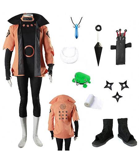 Naruto : Six Paths Sage Mode Shippuden Naruto Costume Cosplay Vente Pas Cher