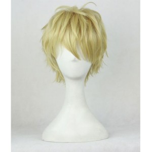 One Punch Man : France Demon Cyborg Genos Jaune Wig Cosplay Acheter Pas Cher