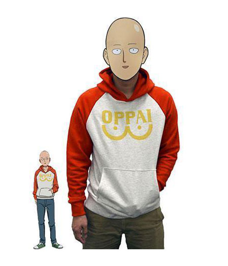 One Punch Man : Saitama Oppai Logo Pull Costume Cosplay