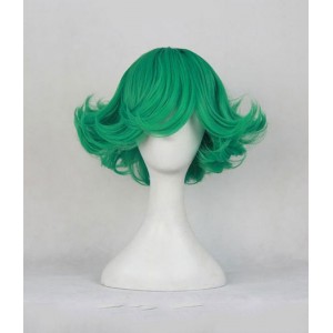 One Punch Man : Haute Qualité Vert Tornado Of Terror Tatsumaki Wig Cosplay Achat