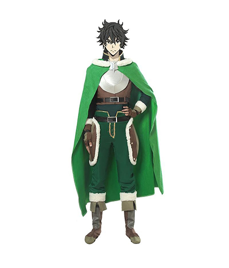 The Rising of the Shield Hero : Vert Naofumi Iwatani Ensemble Complet Costume Cosplay