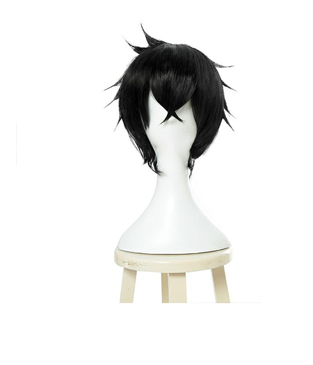 The Rising of the Shield Hero : Noir Court Wig Naofumi Iwatani Cosplay Acheter