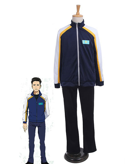 Yuri On Ice : Bleu Foncé Manteau Sport Otabek Altin Costume Cosplay Achat