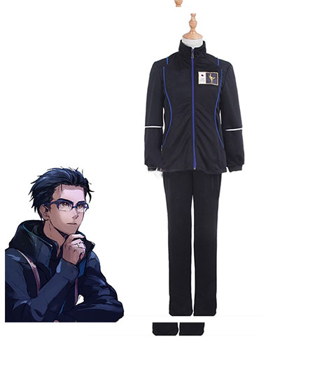 Yuri On Ice : Bleu Sport Kits Yuri Katsuki Costume Cosplay Acheter