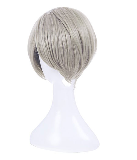 Yuri On Ice : Victor Nikiforov Gris Wig Cosplay Achat