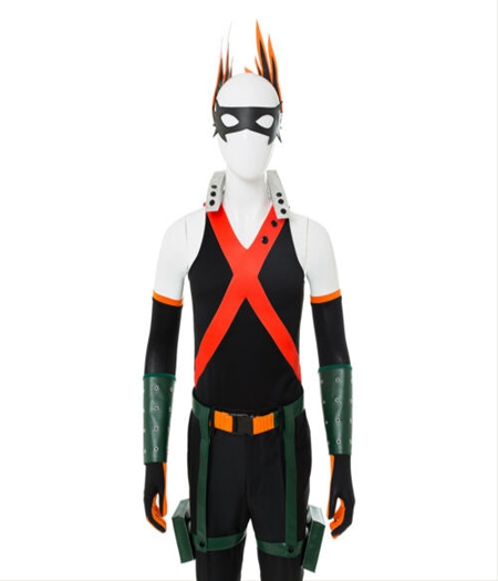 Boku no Hero Academia : Bakugou Katsuki Cosplay Costume de Combat