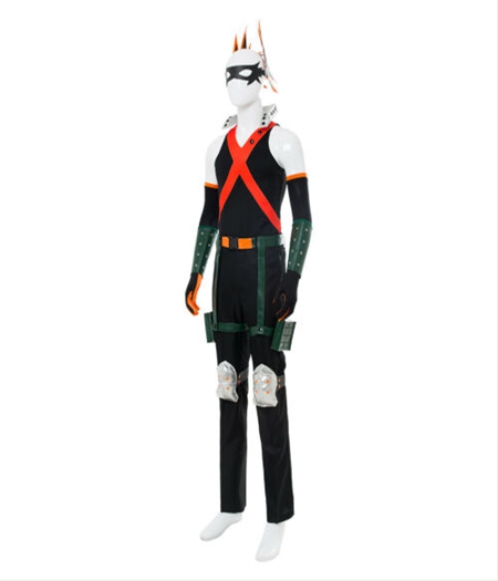 Boku no Hero Academia : Bakugou Katsuki Cosplay Costume de Combat