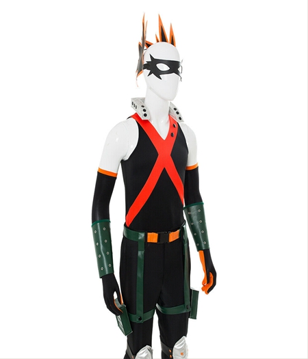 Boku no Hero Academia : Bakugou Katsuki Cosplay Costume de Combat