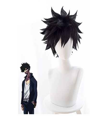 Boku no Hero Academia : Perruque Noire Cosplay Dabi Achat 