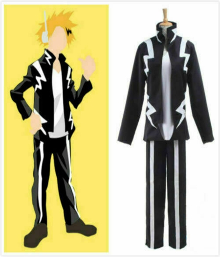 Boku no Hero Academia : Kaminari Denki Black Kit Costume Cosplay