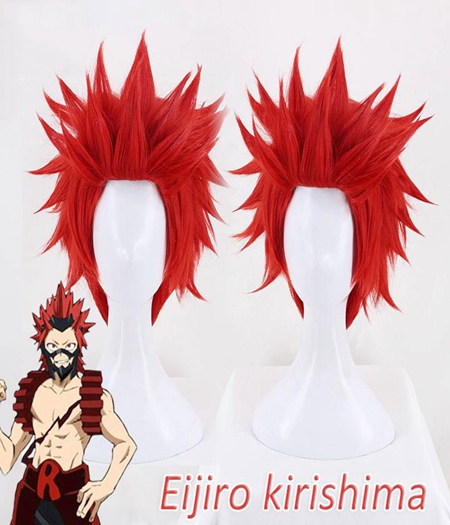 Boku no Hero Academia : Kirishima Eijiro Rouge Wig Cosplay