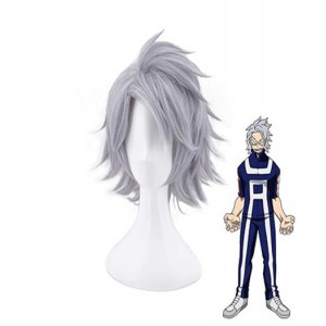 Boku no Hero Academia : Grise Perruque Tetsutetsu Tetsutetsu Cosplay Vente Pas Cher