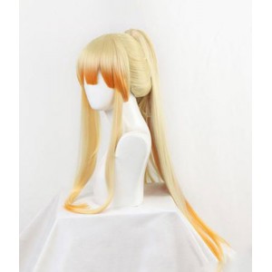 Demon Slayer : Kimetsu no Yaiba Jaune Long Wig Agatsuma Zenitsu Cosplay Acheter