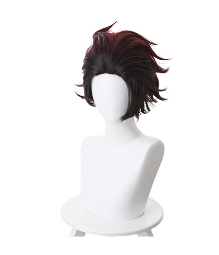 Demon Slayer : Kimetsu no Yaib Kamado Tanjirou Wig Cosplay