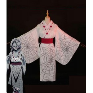 Demon Slayer : Kimetsu no Yaiba Toile D'araignée Rui Kimono Costume Cosplay