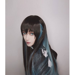 Demon Slayer : Kimetsu no Yaiba Tokitou Muichirou Long Wig Cosplay