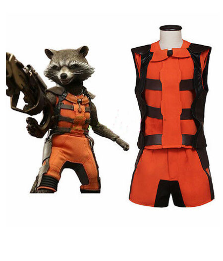 Guardians Of The Galaxy : Rocket Racoon Ensemble Complet Costume Cosplay Acheter