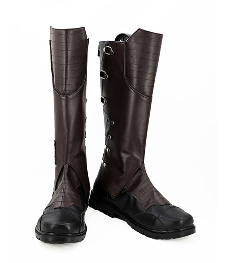 Guardians Of The Galaxy : Noir Boots Peter Jason Quill Cosplay