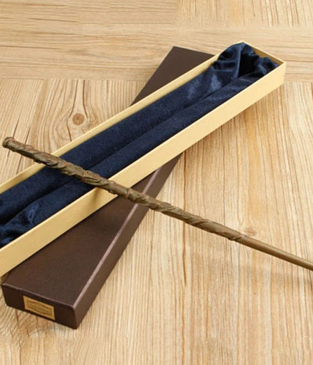 Harry Potter : Hermione Baguette Resine Noyau Metal Magique Cosplay