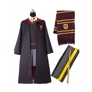 Harry Potter : Baguette Et Echarpe Hermione Granger Costume Cosplay