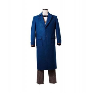 Harry Potter : Fantastiques Animaux Bleu Eddie Newt Scamander Manteau Costume Cosplay