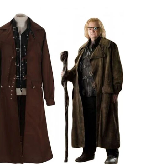 Harry Potter : Mad-Eye Alastor Moody Brown Costume Cosplay